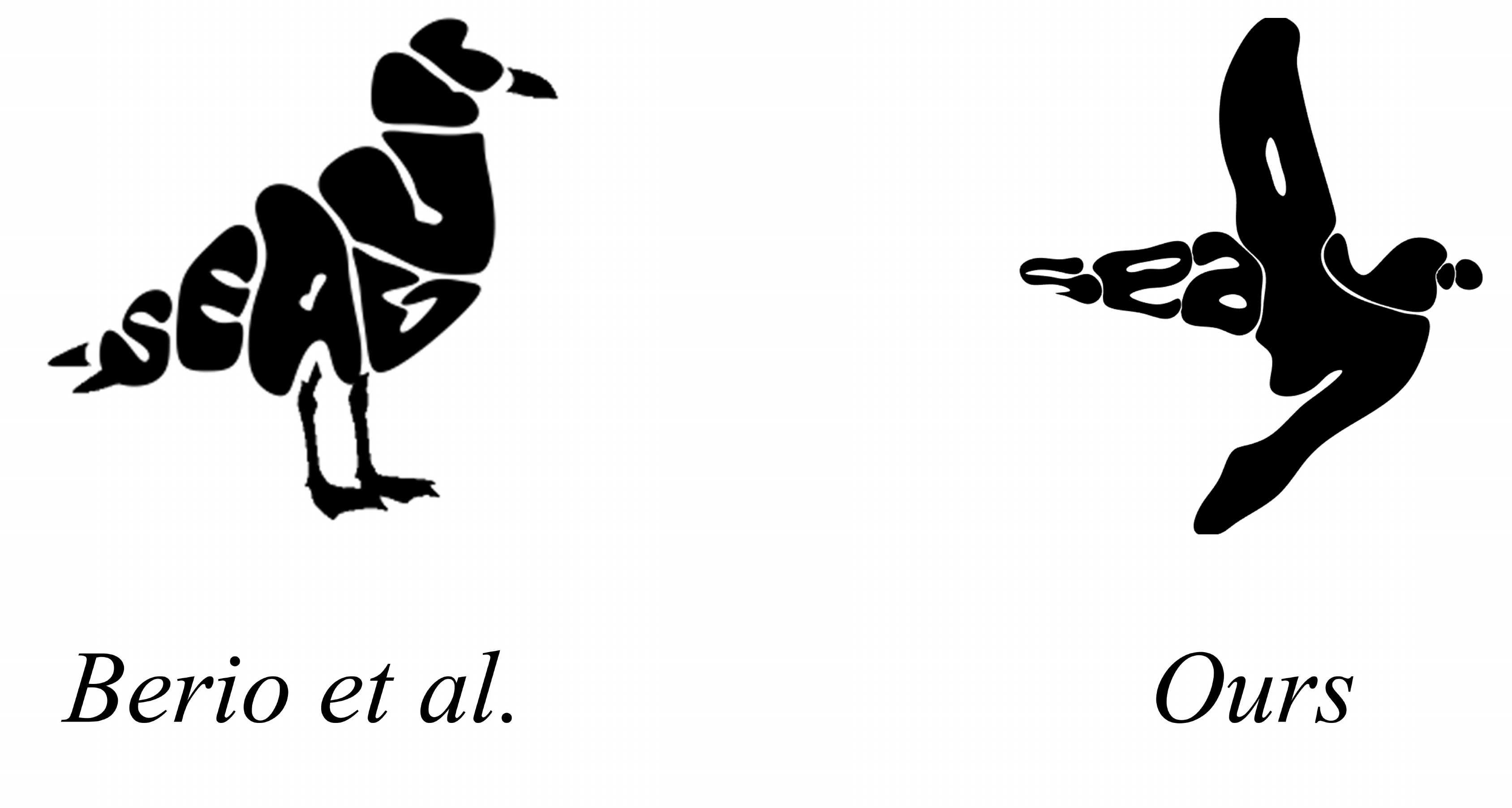 Silhouette prior compared with skeleton prior